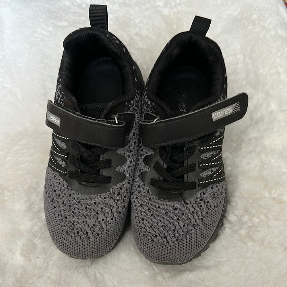 Kids Black and Gray Sneakers